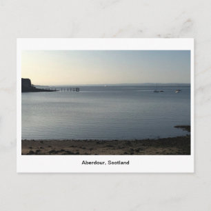 Postal El puerto de Aberdour al amanecer