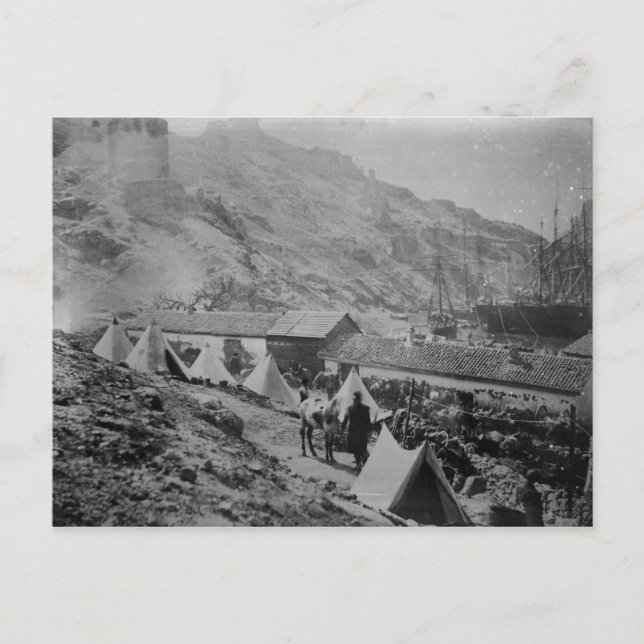 Postal El puerto de Balaklava (Anverso)