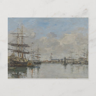 Postal El puerto de Le Havre (1885-90 aproximadamente)