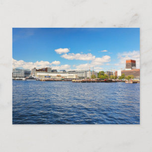 Postal El puerto de Oslo, Noruega