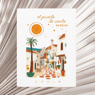 Postal El puerto de santa María España vacaciones en pueb
