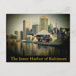 Postal El puerto interior de Baltimore