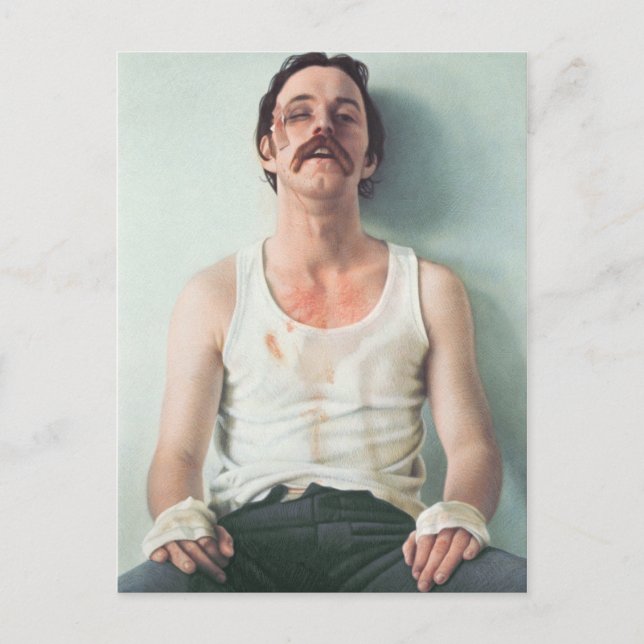 Postal El Pugilista 1976 (Anverso)