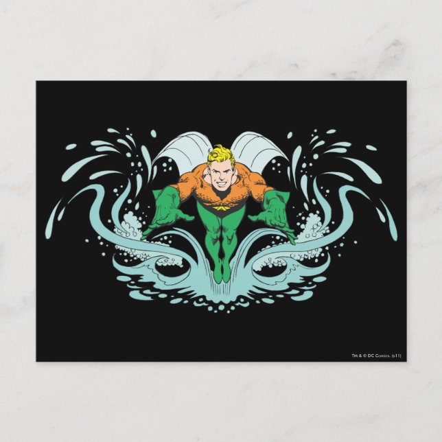 Postal El pulmón de Aquaman (Anverso)
