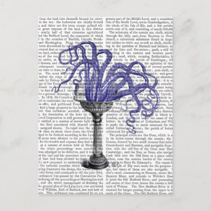 Postal El pulpo en el manto