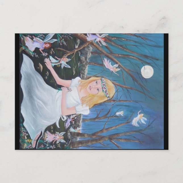 Postal El punto secreto (Anverso)