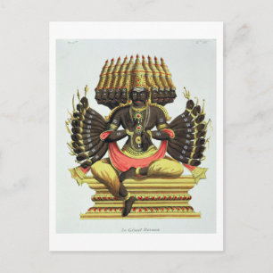 Postal El Ravana gigante (color litho)