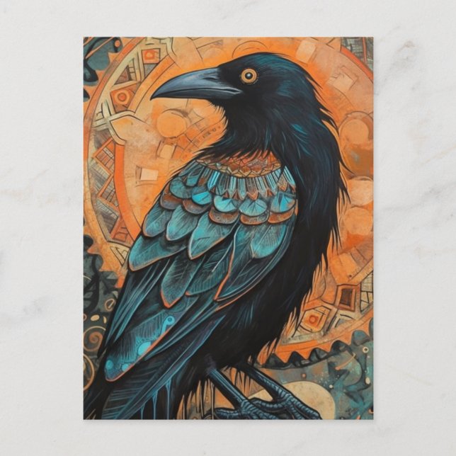Postal El Raven (Anverso)