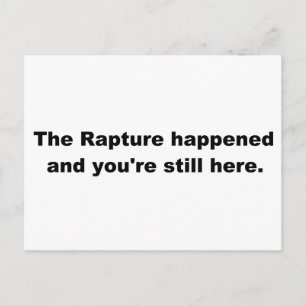 Postal El rayo ocurrió y tú sigues aquí.