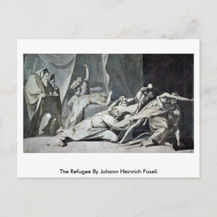 Postal El Refugiado De Johann Heinrich Fuseli
