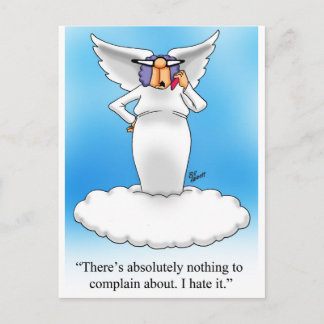 Postal ¡El regalo del Personalizado Angel de Humor Celest