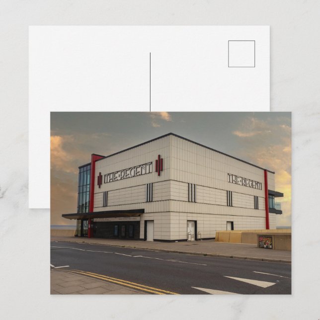 Postal El Regent Cinema, Redcar (Anverso / Reverso)
