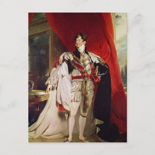 Postal El Regente Príncipe, más tarde Jorge IV (Anverso)