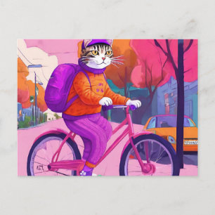 Postal El regreso a la escuela de Jazzy Kitty