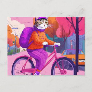 Postal El regreso a la escuela de Jazzy Kitty
