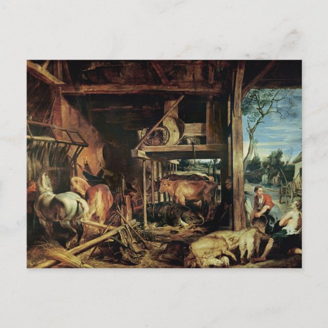 Postal El regreso del hijo pródigo, c.1618 (Anverso)