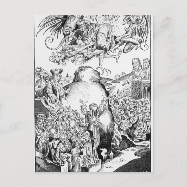 Postal El reino de los anticristas (Anverso)