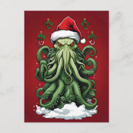 Postal El reino Yuletide de Cthulhu: un Navidad aterrador