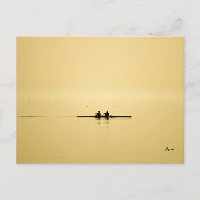 Postal el remar en la oscuridad (Anverso)