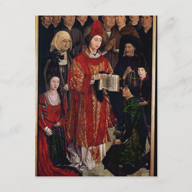 Postal El retablo de San Vicente (Anverso)