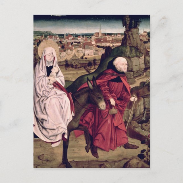 Postal El retablo de Schotten (Anverso)