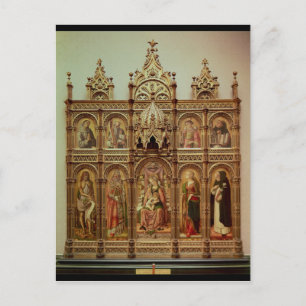 Postal El retablo Demidoff, 1476