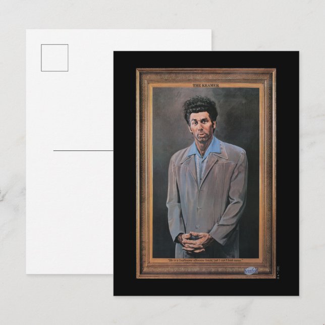 Postal El retrato de Kramer (Anverso / Reverso)