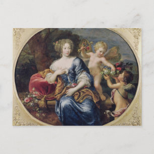 Postal El retrato supuso ser Francoise-Athenais