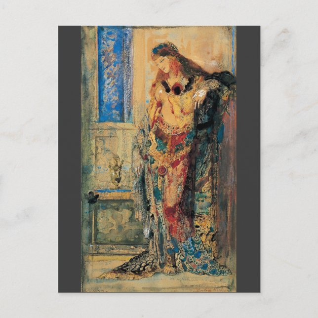Postal El retrete de Gustave Moreau (Anverso)
