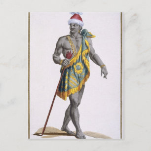 Postal El Rey de Florida, 1780 (grabado de colores)