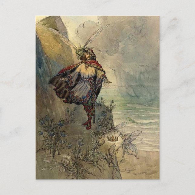 Postal "El Rey de los Hados" (Anverso)