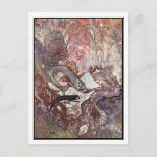 Postal El rey del Merman de Edmund Dulac