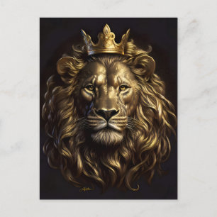 Postal ¡El Rey! El León de Oz no tan cobarde