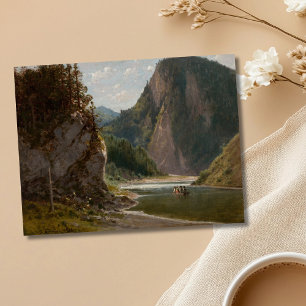 Postal El río Dunajec en las montañas Pieniny