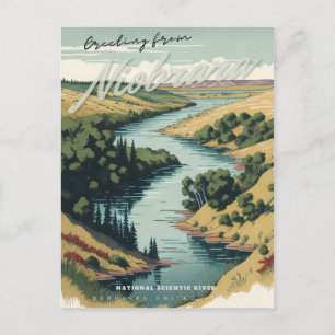 Postal El río Niobrara