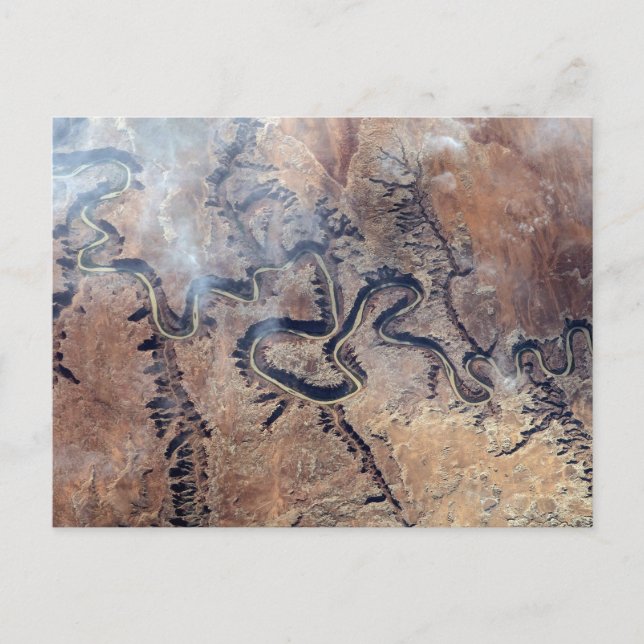 Postal El Río Verde Y Sus Cañones Tributarios En Utah (Anverso)