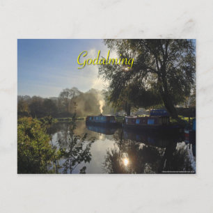 Postal El río Wey Godalming - ¡Hermoso!