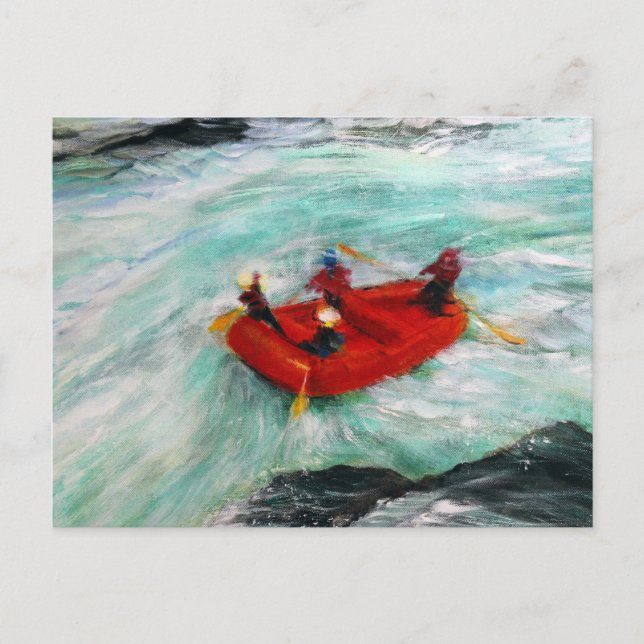 Postal El río Wild (Anverso)