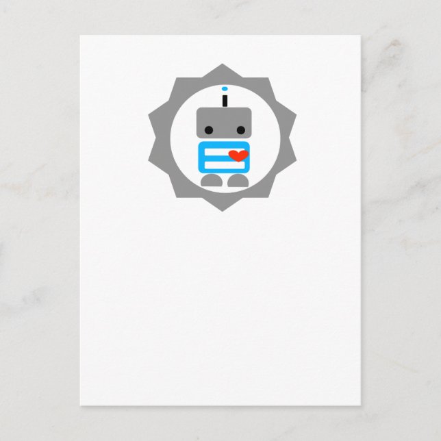 Postal ¡El Robot! (Anverso)