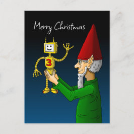 Postal El robot juguete de los elfos