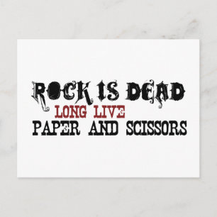 Postal El rock está muerto