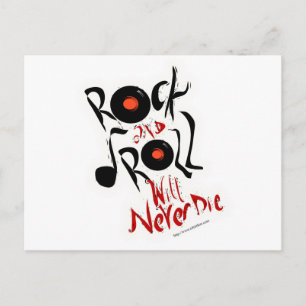Postal ¡El rock y el Roll nunca morirán!