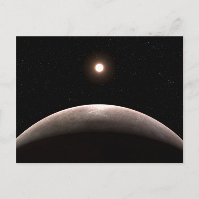 Postal El Rocky Exoplanet Lhs 475 B Y Su Estrella Anfitri (Anverso)