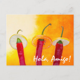 Postal El Rojo, El Caliente, El Chili