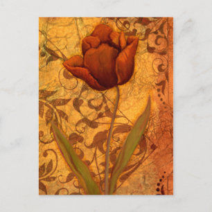 Postal El rojo florece II