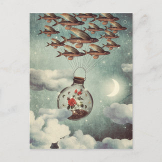 Postal El Rosa Que Quería Ver El Mundo