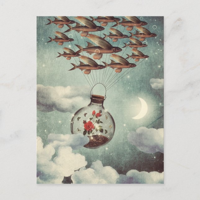 Postal El Rosa Que Quería Ver El Mundo (Anverso)