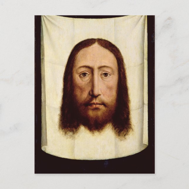 Postal El rostro sagrado, c.1450-60 (Anverso)