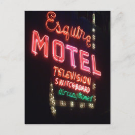 Postal El Rótulo Esquire, Vintage Chicago Neon