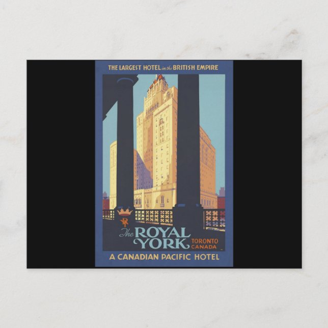 Postal El Royal York Toronto Canada (Anverso)